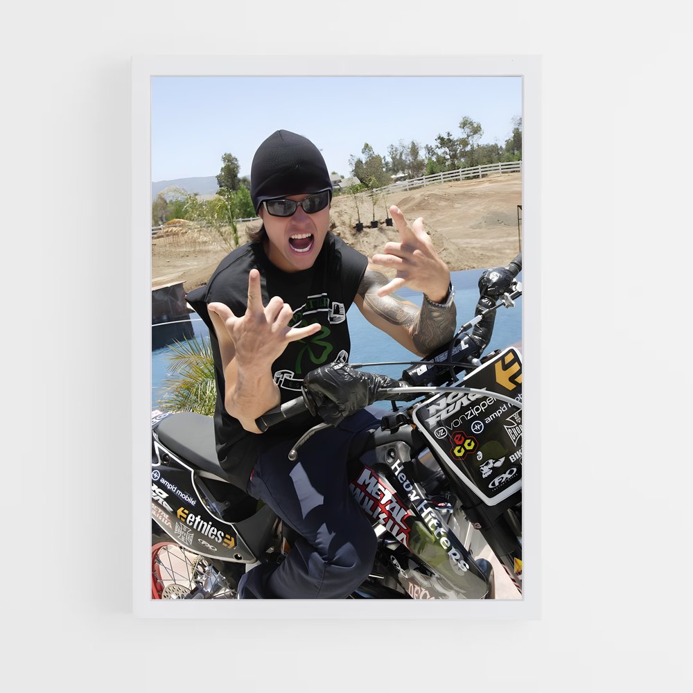Poster Ride with Deegan – affiche Motocross freestyle (vue 3)